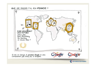 QUE SE PASSE-T-IL EN FRANCE ?

D’OÙ VIENDRONT
OÙ
LES FUTURS
Steve Jobs,
Mark Zuckerberg,
Ma Huateng
et Xavier Niels ?

Si rien ne change, le prochain Google ne sera
certainement pas français, ni européen.

 