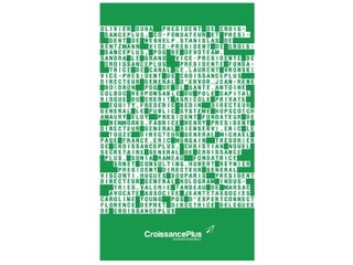 Croissance plus - Petit journal de campagne 4 - mobile version