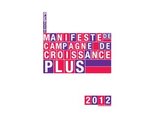 CroissancePlus - Petit Manifeste de Campagne - Version Mobile