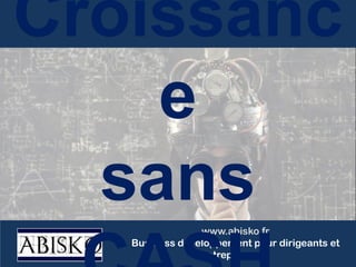 www.abisko.fr
Business développement pour dirigeants et
entrepreneurs
Croissance
sans CASH
 