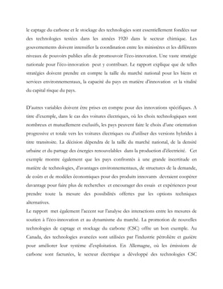 Croissance verte et éco-innovation 