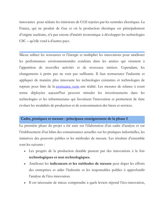 Croissance verte et éco-innovation 
