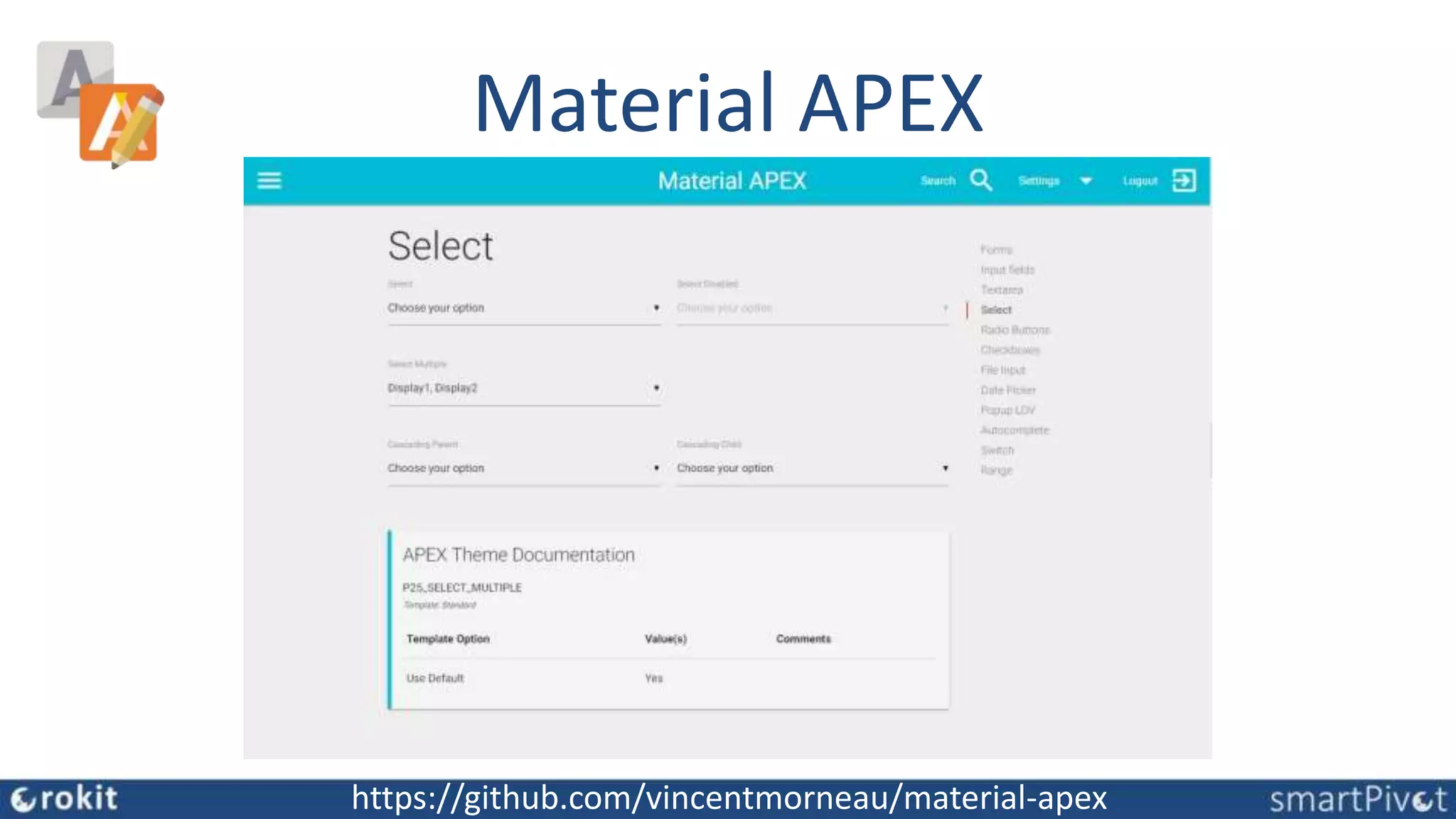 Material APEX
https://github.com/vincentmorneau/material-apex
 
