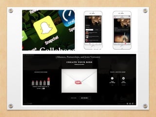 Collaboration Efforts
(Alliances, Partnerships, and Joint Ventures)
 