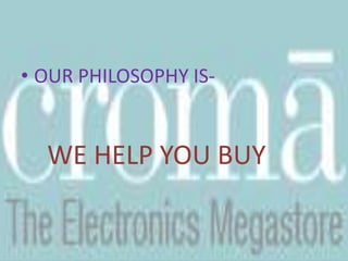 OUR PHILOSOPHY IS-WE HELP YOU BUY