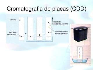 Cromatografia de placas (CDD) 