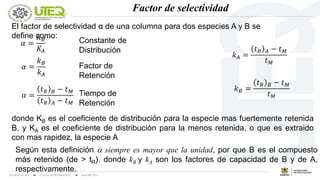 Selecta Factor Cromatografia | PPTX