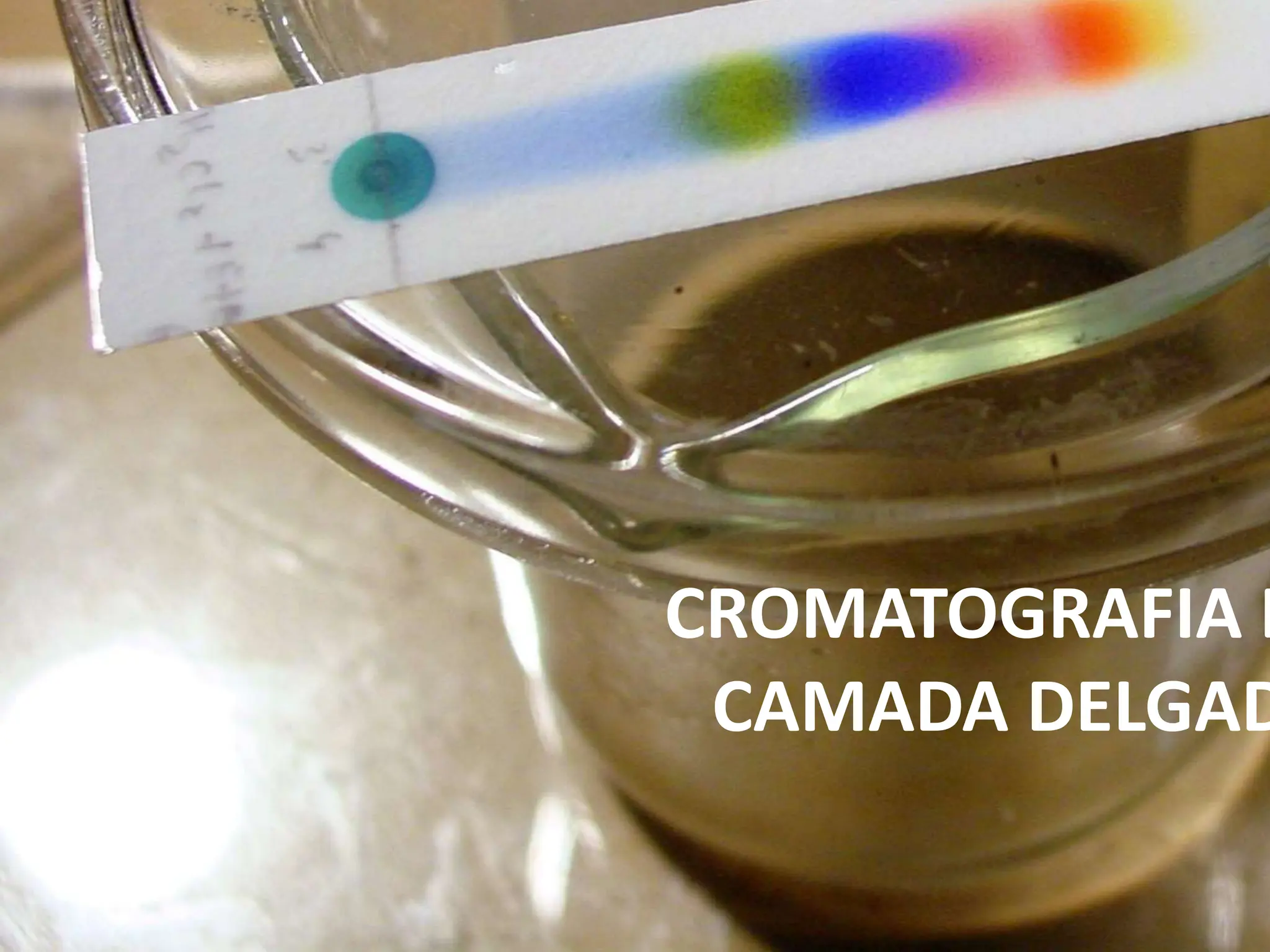 CROMATOGRAFIA E
CAMADA DELGAD