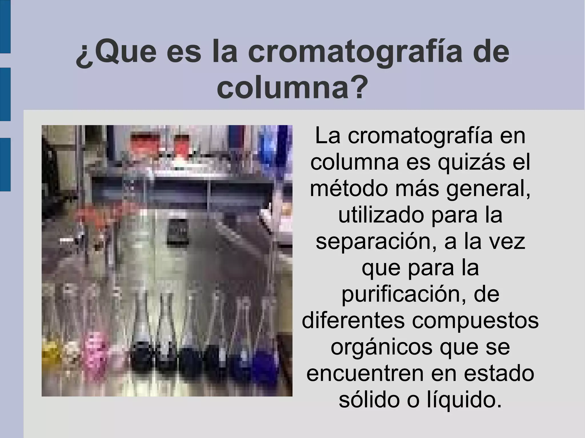 Cromatografia en columna