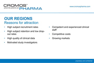 Cromos邃 Pharma General Presentation Ppt