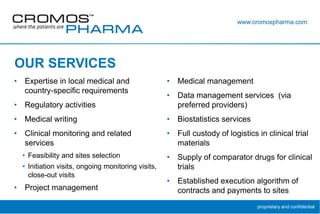 Cromos邃 Pharma General Presentation Ppt