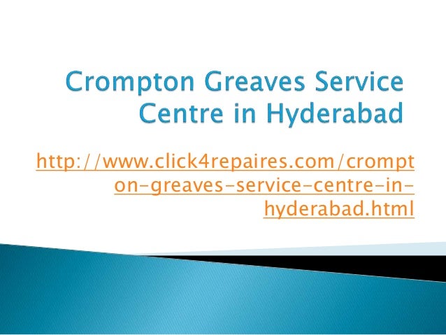 crompton service centre near me