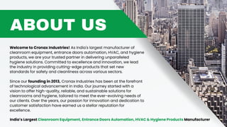 Cronax Industries - Company Profile Catalogue | PPT