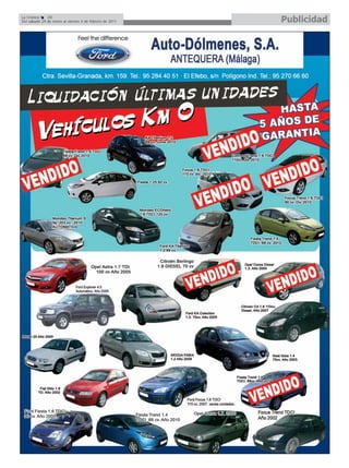 La Crónica    28
Del sábado 29 de enero al viernes 4 de febrero de 2011   Publicidad
 