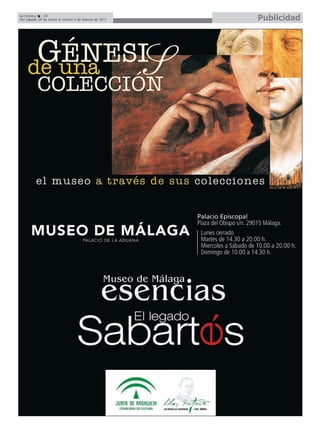 La Crónica    34
Del sábado 29 de enero al viernes 4 de febrero de 2011   Publicidad
 