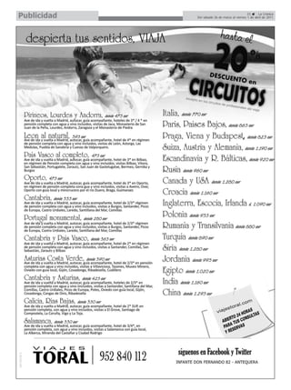 Publicidad                                     21     La Crónica
             Del sábado 26 de marzo al viernes 1 de abril de 2011
 