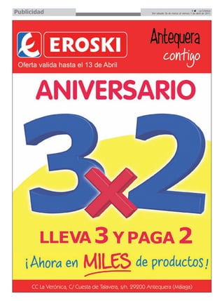 Publicidad                                      9     La Crónica
             Del sábado 26 de marzo al viernes 1 de abril de 2011
 