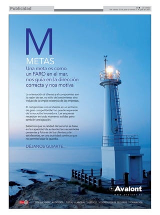 Publicidad                                    33       La Crónica
             Del sábado 25 de junio al viernes 1 de julio de 2011
 