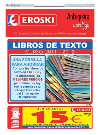 Publicidad                                      9      La Crónica
             Del sábado 25 de junio al viernes 1 de julio de 2011
 