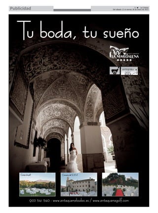 Publicidad                              11      La Crónica
             Del sábado 12 al viernes 18 de enero de 2013
 