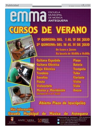 21 La Crónica
Del sábado 13 al viernes 19 de junio de 2015Publicidad
 