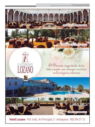 Del sábado 13 al viernes 19 de junio de 2015 Contraportada
 