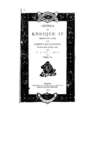 Cronica Enrique IV