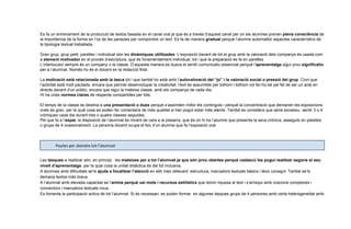 Es fa un entrenament de la producció de textos basada en el canal oral ja que és a través d’aquest canal per on els alumnes prenen ​plena consciència​ de
la importància de la forma en l’ús de les paraules per compondre un text. Es fa de manera ​gradual​ perquè l’alumne automatitzi aspectes característics de
la tipologia textual treballada.
Gran grup, grup petit, parelles i individual són les ​dinàmiques utilitzades​. L’exposició davant de tot el grup amb la valoració dels companys és usada com
a ​element motivador​ en el procés d’escriptura, que és fonamentalment individual, tot i que la preparació es fa en parelles.
L’interlocutor sempre és un company o la classe. D’aquesta manera es busca el sentit comunicatiu essencial perquè l’​aprenentatge​ sigui prou ​significatiu
per a l’alumnat. Només ho és el docent en la redacció final.
La ​motivació està relacionada amb la tasca​ tot i que també ho està amb l’​autovaloració del “jo” i la valoració social o pressió del grup​. Com que
l’activitat està molt pautada, encara que permet desenvolupar la creativitat, l’èxit és assumible per tothom i tothom vol fer-ho bé pel fet de ser un acte en
directe davant d’un públic, encara que sigui la mateixa classe, amb els companys de cada dia.
Hi ha unes ​normes clares​ de respecte compartides per tots.
El temps de la classe es destina a ​una presentació o dues ​perquè s’assimilen millor els continguts i perquè la concentració que demanen les exposicions
orals és gran, per la qual cosa es poden fer comentaris de més qualitat si han pogut estar més atents. També es considera que seria excessiu sentir 3 o 4
cròniques cada dia durant tres o quatre classes seguides.
Pel que fa a l’​espai​, la disposició de l’alumnat és mirant de cara a la pissarra, que és on hi ha l’alumne que presenta la seva crònica, asseguts en parelles
o grups de 4 ocasionalment. La persona docent ocupa el lloc d’un alumne que fa l’exposició oral.
Pautes per atendre tot l’alumnat
Les ​tasques​ a realitzar són, en principi, les ​mateixes per a tot l’alumnat ja que són prou obertes perquè cadascú les pugui realitzar segons el seu
nivell d’aprenentatge​, per la qual cosa la unitat didàctica és del tot inclusiva.
A alumnes amb dificultats se’ls ​ajuda a focalitzar l’atenció​ en allò més rellevant: estructura, marcadors textuals bàsics i lèxic conegut. També se’ls
demana textos més breus.
A l’alumnat amb elevada capacitat se l’​anima perquè usi mots i recursos estilístics​ que donin riquesa al text i s’arrisqui amb oracions complexes i
connectors i marcadors textuals nous.
Es fomenta la participació activa de tot l’alumnat. Si és necessari, es poden formar en algunes tasques grups de 4 persones amb certa heterogeneïtat amb
 