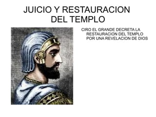 EL REY Y LA GENTE OFRECEN SACRIFICIOS  