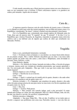 Cronicas selecionadas da coluna do estadao