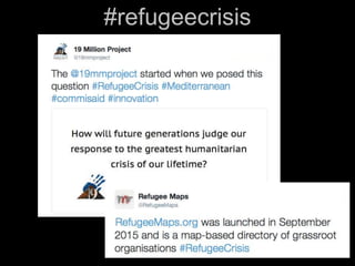#refugeecrisis
 