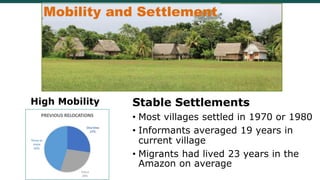 Internal Migration, Settlement and Deforestation in the Peruvian Amazon