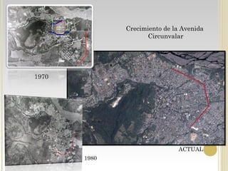 1970
Crecimiento de la Avenida
Circunvalar
ACTUAL
1980
 