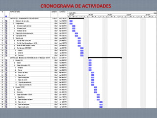 CRONOGRAMA DE ACTIVIDADES
 