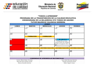 Cronograma 2012 EE.LAM-STA