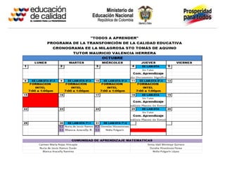 Cronograma 2012 EE.LAM-STA