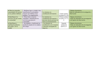 Cronograma De Actividades Del Proyecto