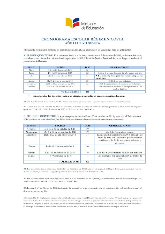 Cronograma Escolar Costa 2015 2016 | cronograma escolar costa 2015 2016 Cronograma Escolar Costa 2015 2016 | cronograma escolar costa 2015 2016