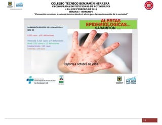 COLEGIO TÉCNICO BENJAMÍN HERRERA
CRONOGRAMA INSTITUCIONAL DE ACTIVIDADES
4 AL 8 DE FEBRERO DE 2019
SEMANA 3 - HORARIO 1
“Formación en valores y saberes técnicos desde el afecto para la transformación de la sociedad”
13
 