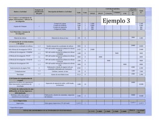 Cronograma y presupuesto nuevo | PDF