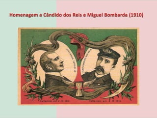 Avançam por Campo de Ourique em Lisboa. Desencadeia-se uma troca de tiros com uma patrulha da Guarda Municipal fiel à monarquia.