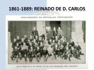 Vários dirigentes do PRP que pertenciam à Maçonaria contactam dirigentes da Carbonária com o objectivo de organizarem em conjunto uma revolução destinada a derrubar a monarquia e implantar a repúblicaJoão Franco