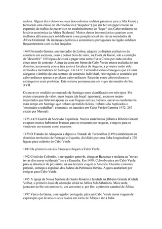 Cronologia de Cabo Verde