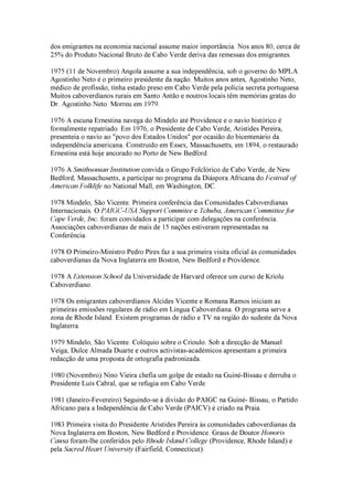 Cronologia de Cabo Verde