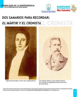 Cronología de la independencia de Santa Marta.