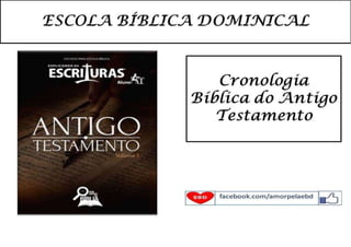 Cronologia Bíblica do Antigo Testamento