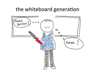 the	
  whiteboard	
  genera1on	
  	
  
 