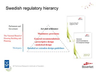 Swedish regulatory hierarcy




                              General
                              recommendations
                              for analytical design
 
