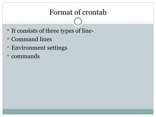 CRON SYSTEM.ppt is powerpoint presentation | PPT