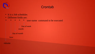 Crontab | PDF | Operating Systems | Computer Software and Applications